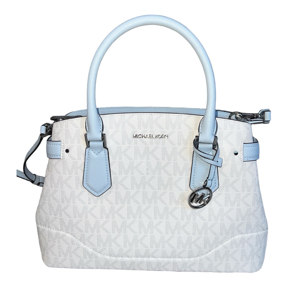 Almost brand New!! Michael kors Lynn satchel soft blue……